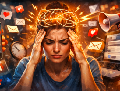 Era przebodźcowania – jak pokonać przebodźcowanie i odzyskać swoją uwagę w świecie, który krzyczy?