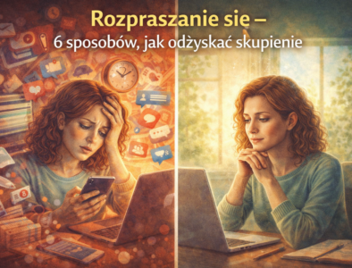 Rozpraszanie się – 6 sposobów, jak odzyskać skupienie