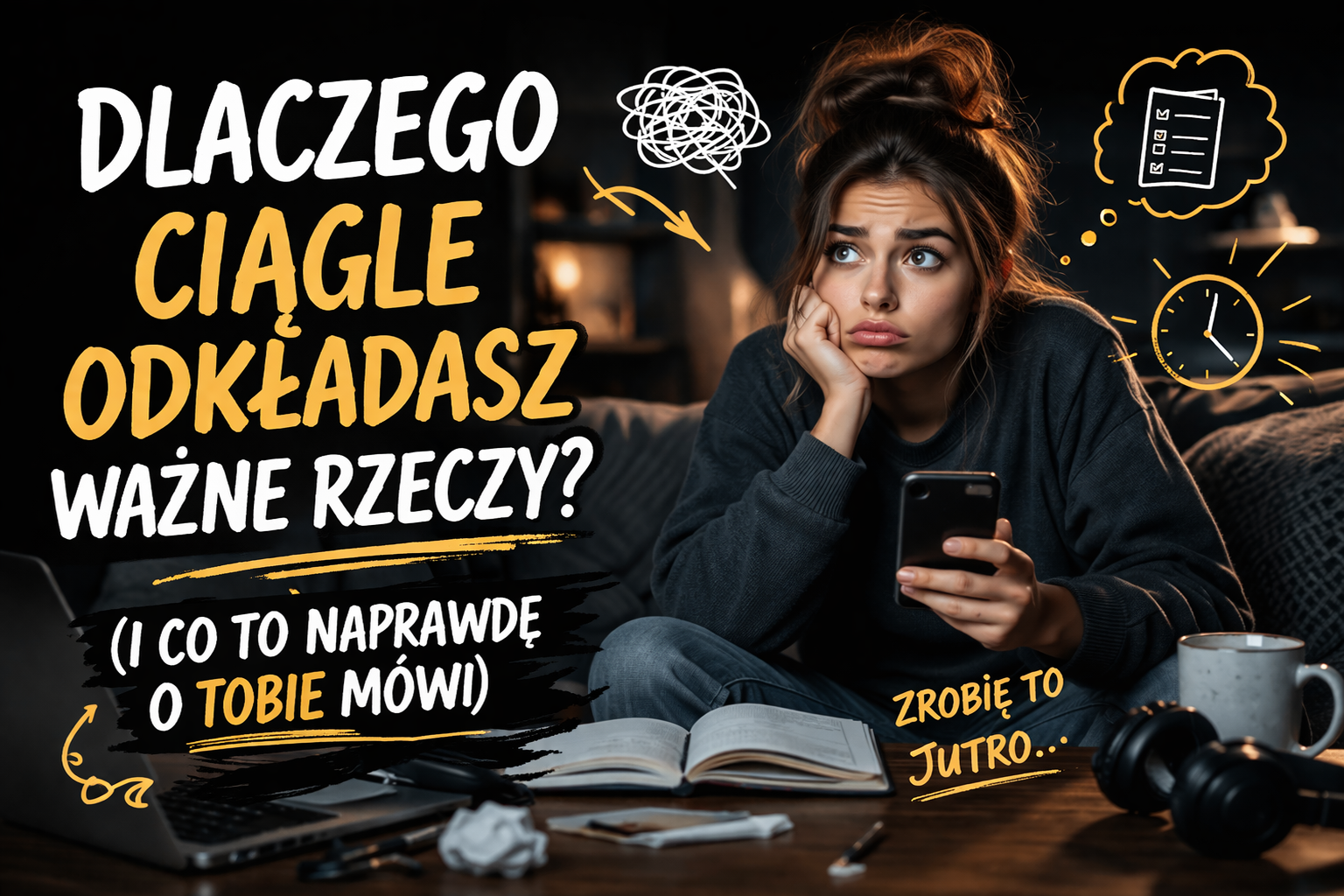 Prokrastynacja – Dlaczego odkładasz wszystko na później?