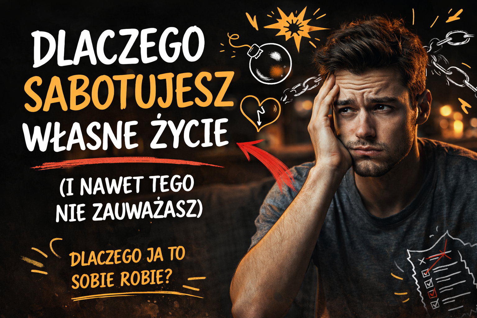 Autosabotaż – dlaczego sabotujesz własne życie?
