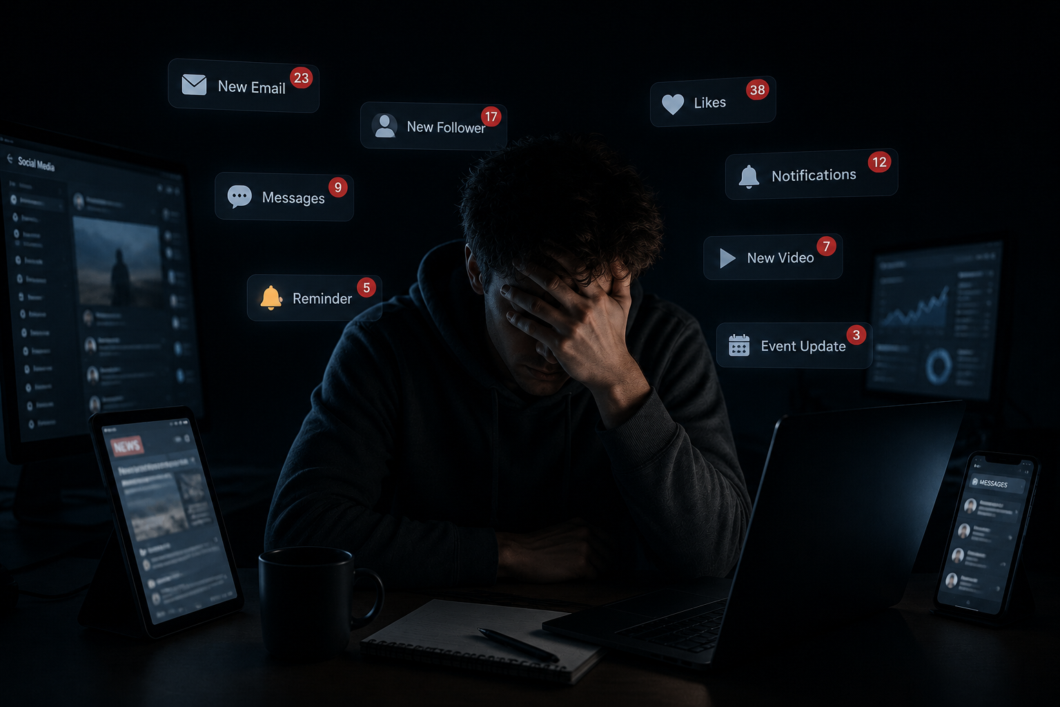 Przebodźcowanie – dlaczego Twój mózg jest ciągle zmęczony?